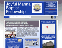 Tablet Screenshot of joyfulmanna.org